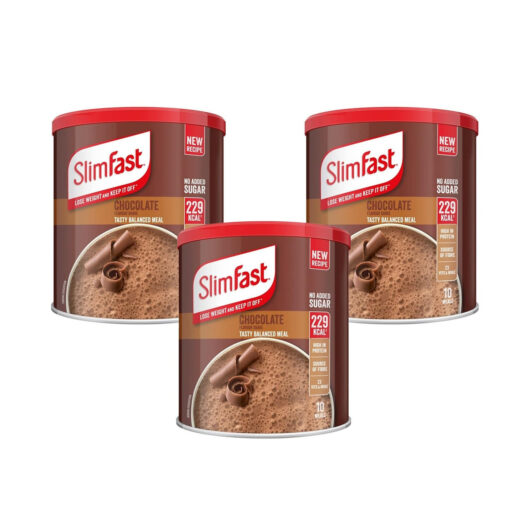 SlimFast Powder Tin Chocolate 375g 3 Pack