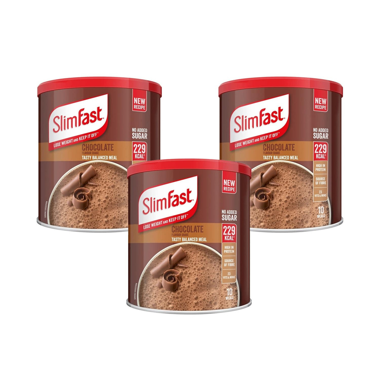 SlimFast Powder Tin Chocolate 375g 3 Pack