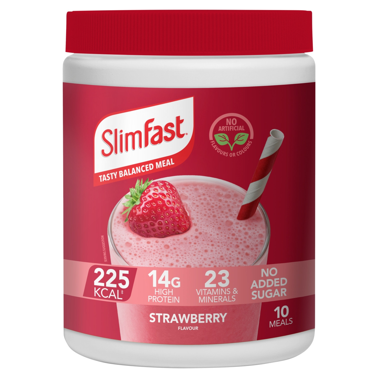 SlimFast Powder Tin Strawberry 365g