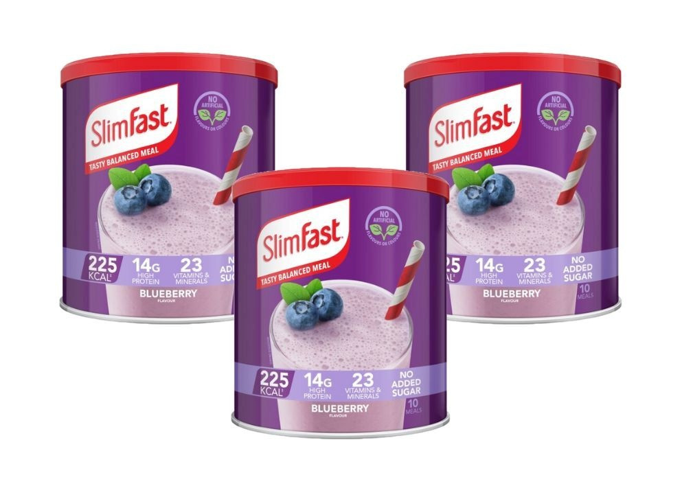 Slimfast Powder Blueberry 15 Day Bundle 3x 365g