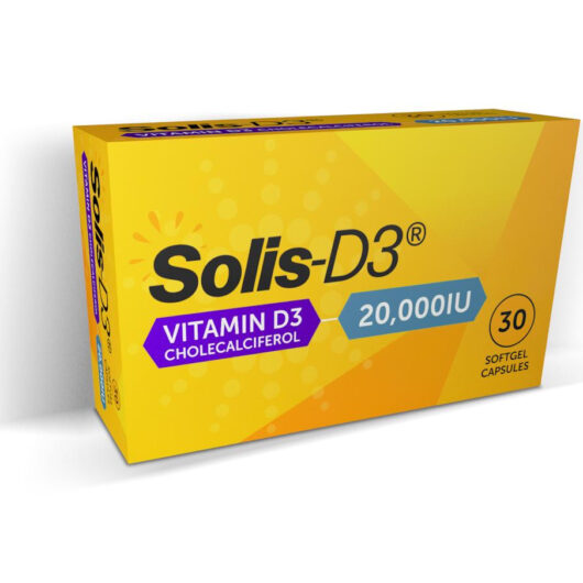 Solis-D3 20,000iu 30 Softgel Capsules