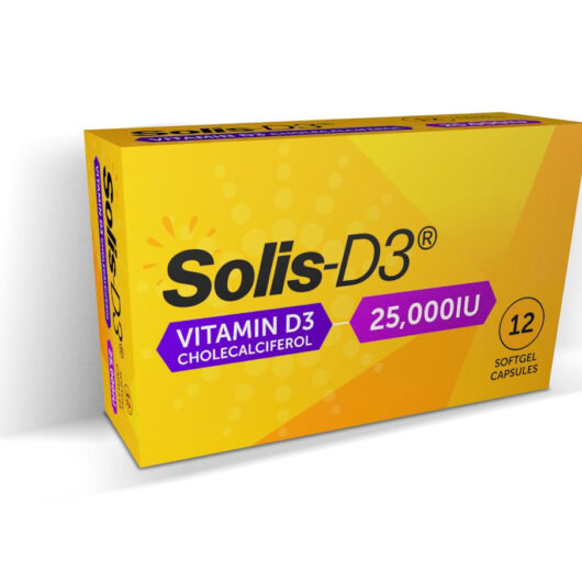 Solis-D3 25,000iu 12 Softgel Capsules