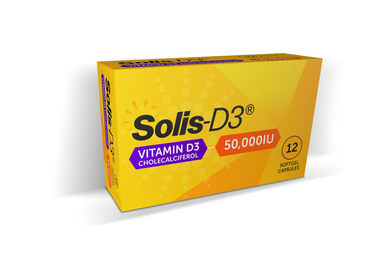 Solis-D3 50,000iu 12 Softgel Capsules