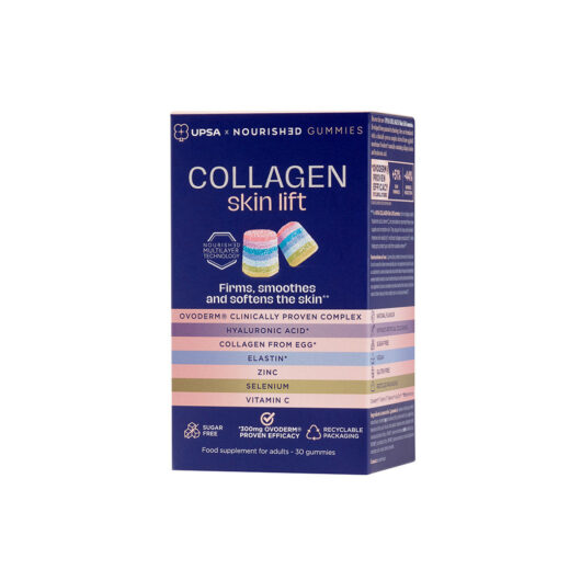 UPSA x Nourished 7-in-1 Collagen Skin Lift Gummies for Adults
