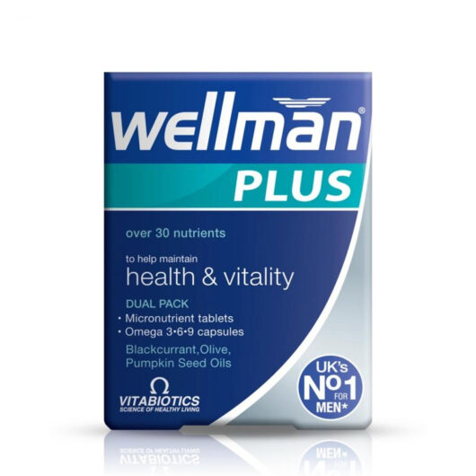Vitabiotics Wellman Plus Omega 3-6-9 28 Tablets + 28 Capsules