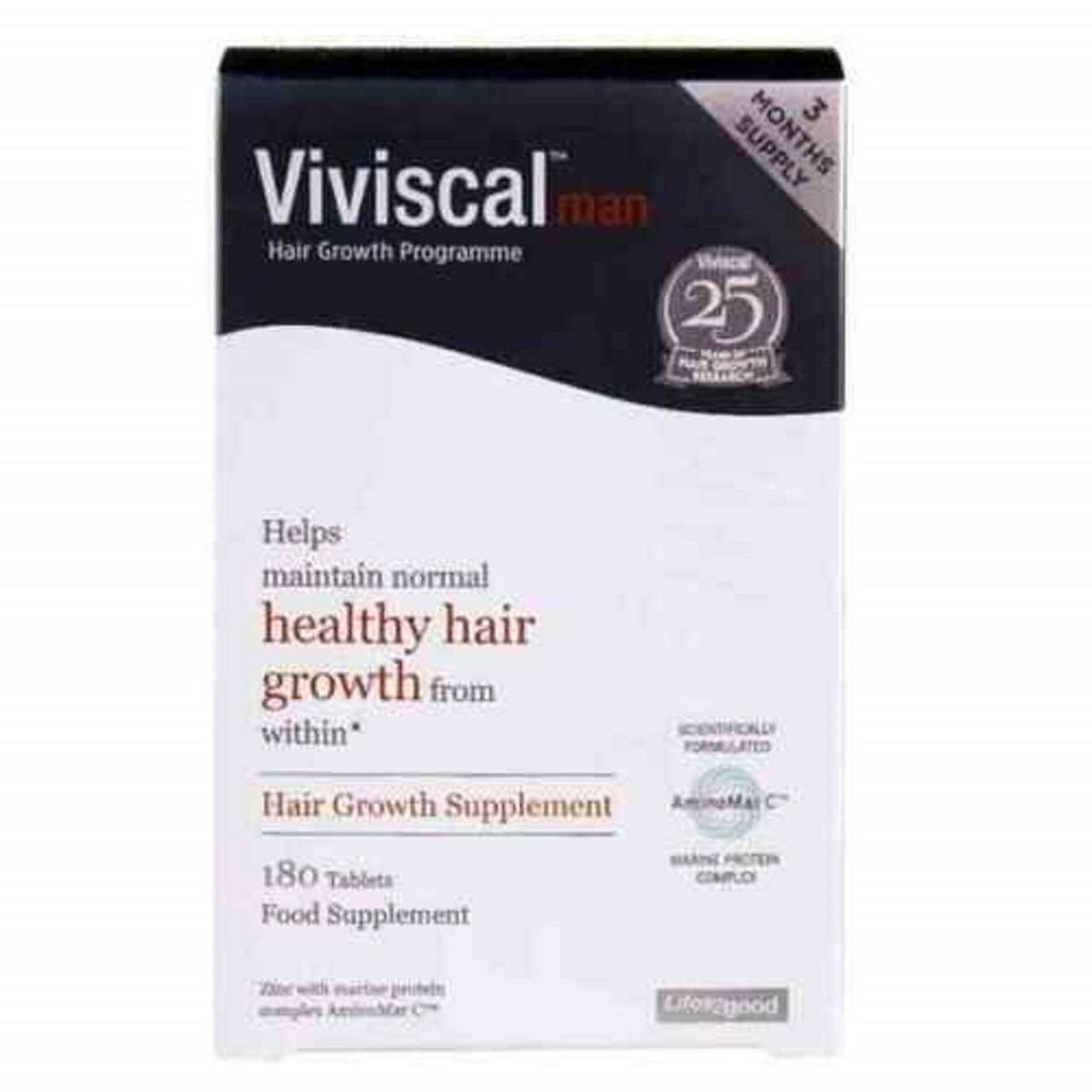 Viviscal Maximum Strength Men Supplements 180 Tablets