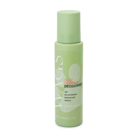 WAGS Baby Powder Deodoriser spray for Dogs 180ml