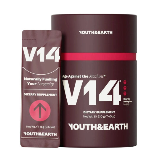 Youth & Earth V14Superfood Reds Powder - 27 Antioxidant-Rich Superfruits - V14Travel Packs - 14 Sachets