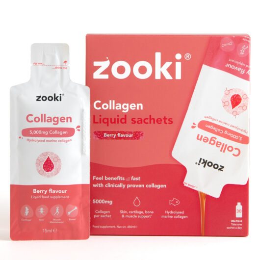 Zooki Marine Collagen 5,000mg Berry Flavour 15ml 30 Sachets