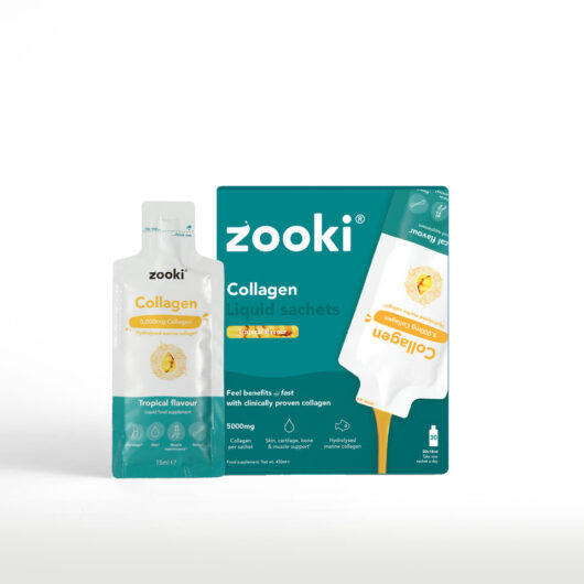 Zooki Marine Collagen 5,000mg Tropical Flavour 15ml 30 Sachets