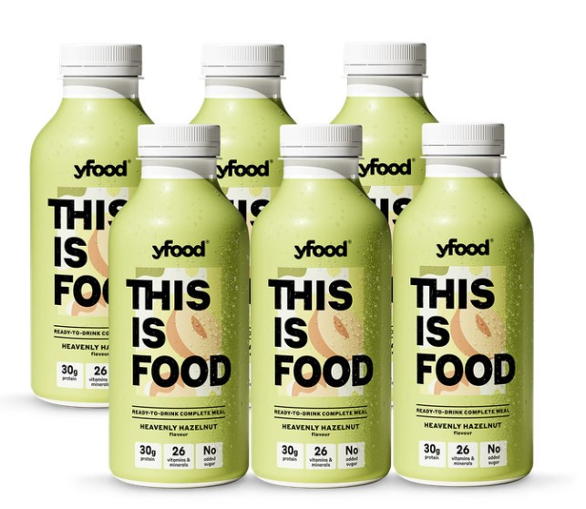 yfood Ready to Drink Complete Meal Heavenly Hazelnut 500ml x 6