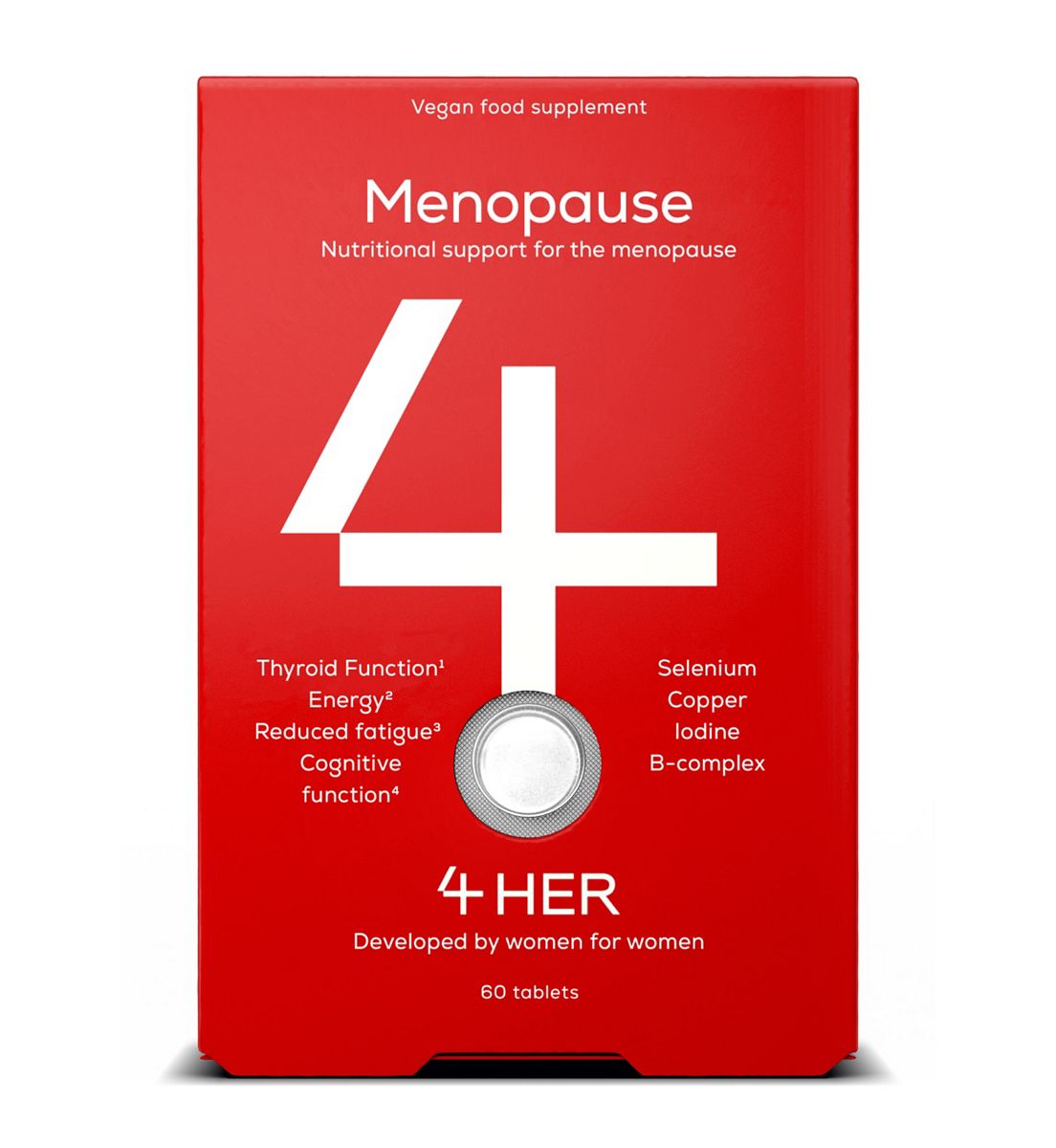 4HIM4HER 4Him&her Menopause, Food Supplement, Nutritional Support For The Vegan 60 Tablets