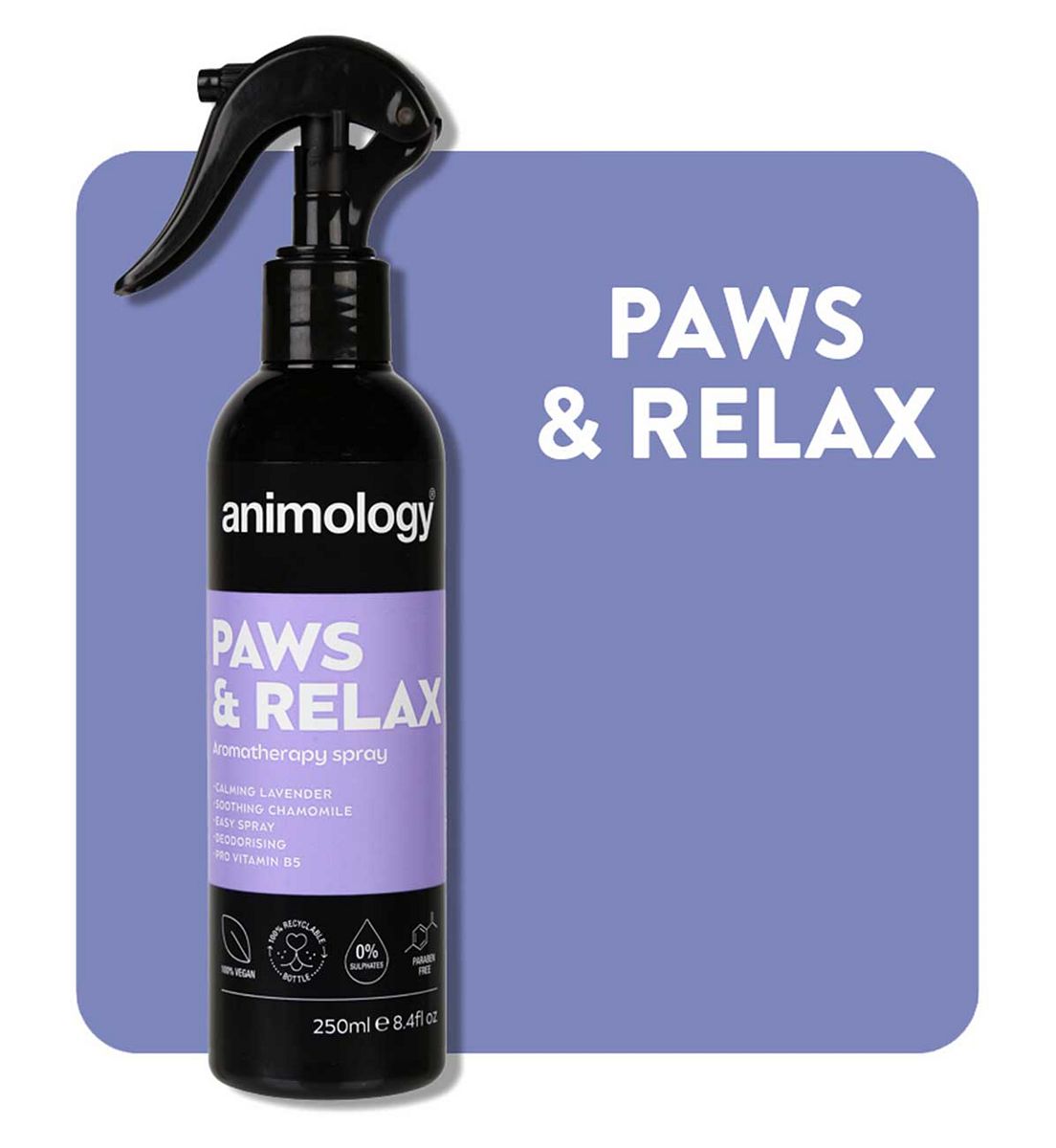 Animology Paws & Relax Dog Aromatherapy Spray250 ml, 250ml