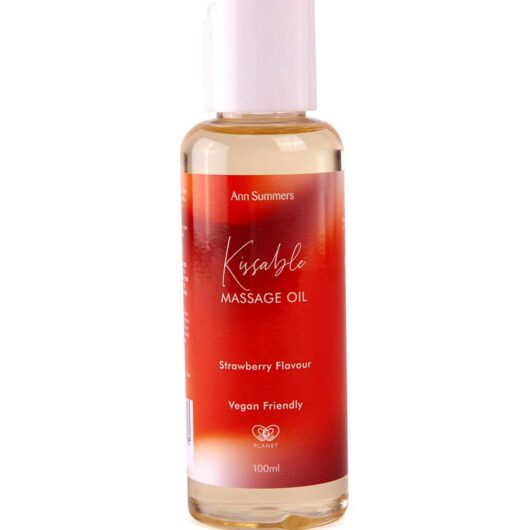 Ann Summers Kissable Massage Oil Strawberry 100ml