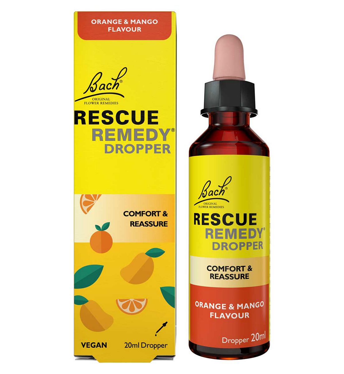 Bach Rescue Remedy Dropper Orange & Mango 20ml