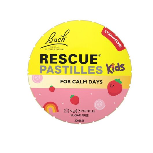 Bach Rescue Remedy Kids Calm Days Pastilles Strawberry - 50g