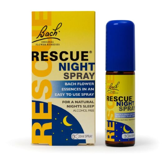 Bach Rescue Remedy Night Spray 20Ml - Flower Essences For Natural Night's Sleep