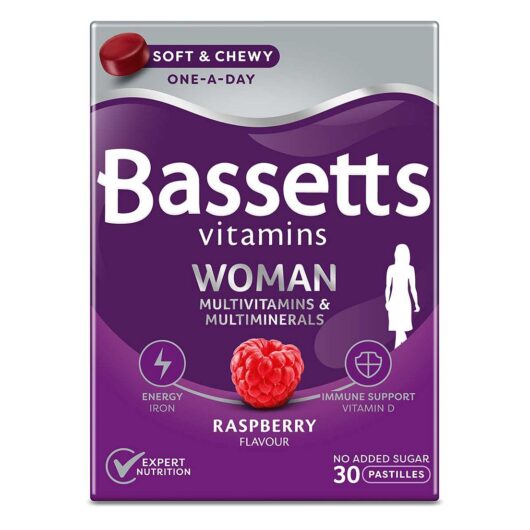 Bassetts Vitamins Woman Raspberry Flavour - 30 Pastilles