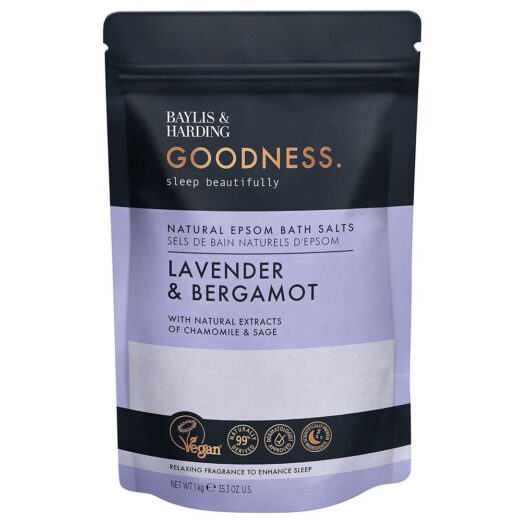 Baylis & Harding Goodness Sleep Lavender & Bergamot 1 Kg Natural Epsom Salts