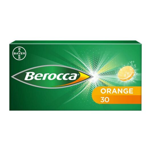 Berocca Effervescent Orange Tablets 30S