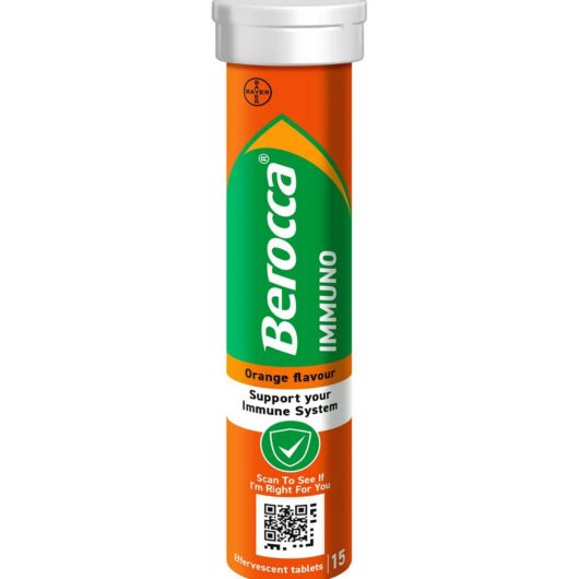 Berocca Immuno Orange Effervescent Tablets 15S