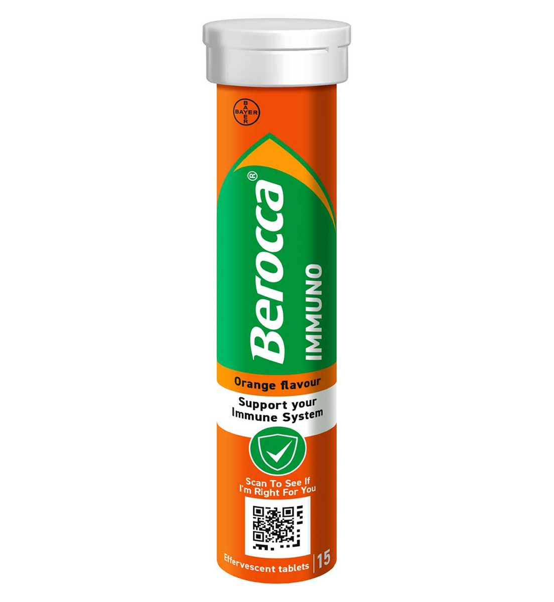 Berocca Immuno Orange Effervescent Tablets 15S