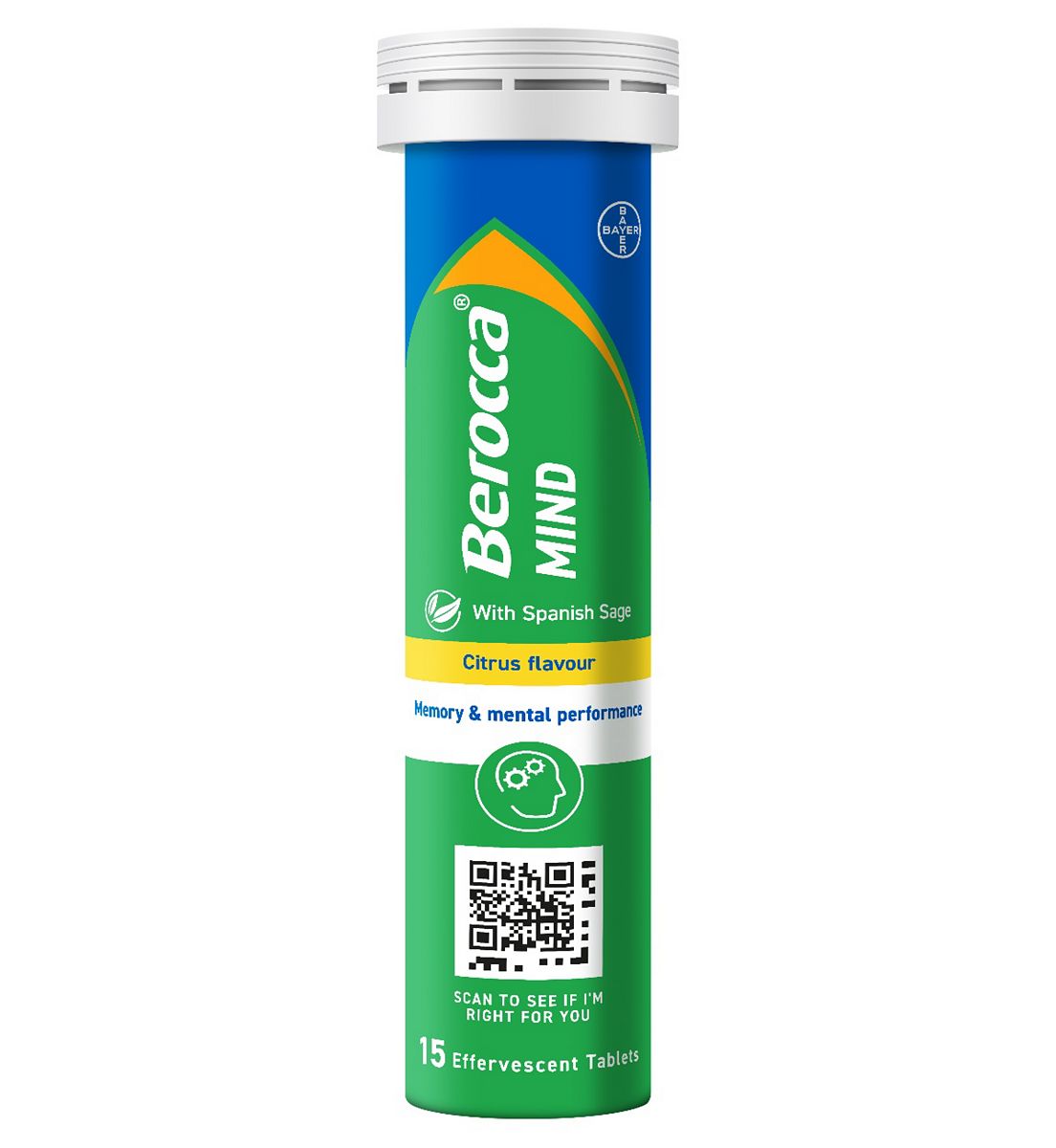 Berocca Mind Citrus Tablets 15S