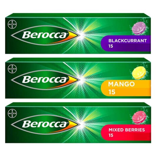 Berocca Mixed Flavours Bundle: 3 X 15 Tablets