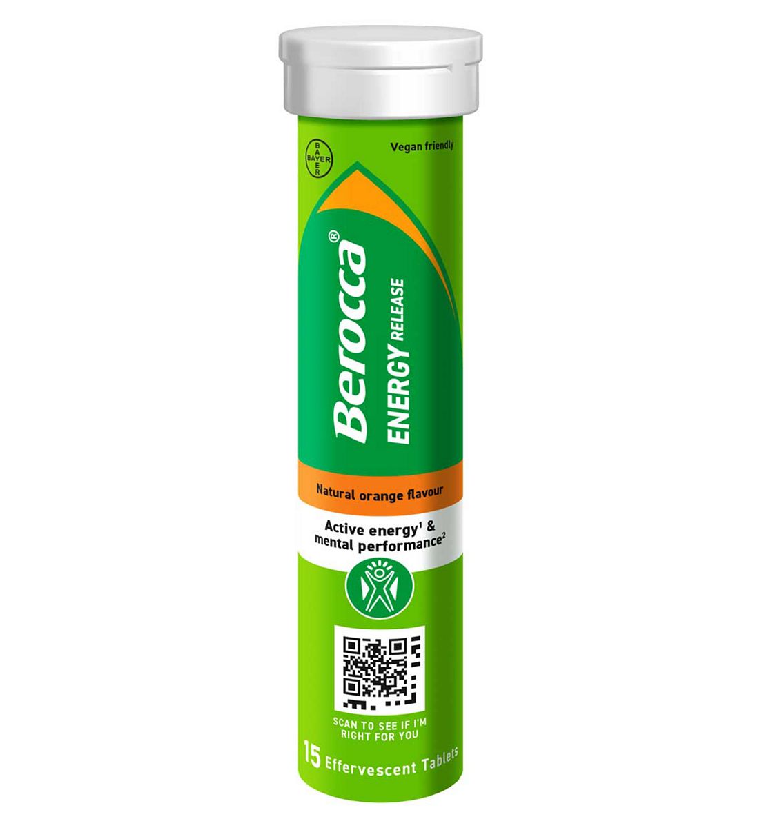 Berocca Orange Effervescent Tablets 15S