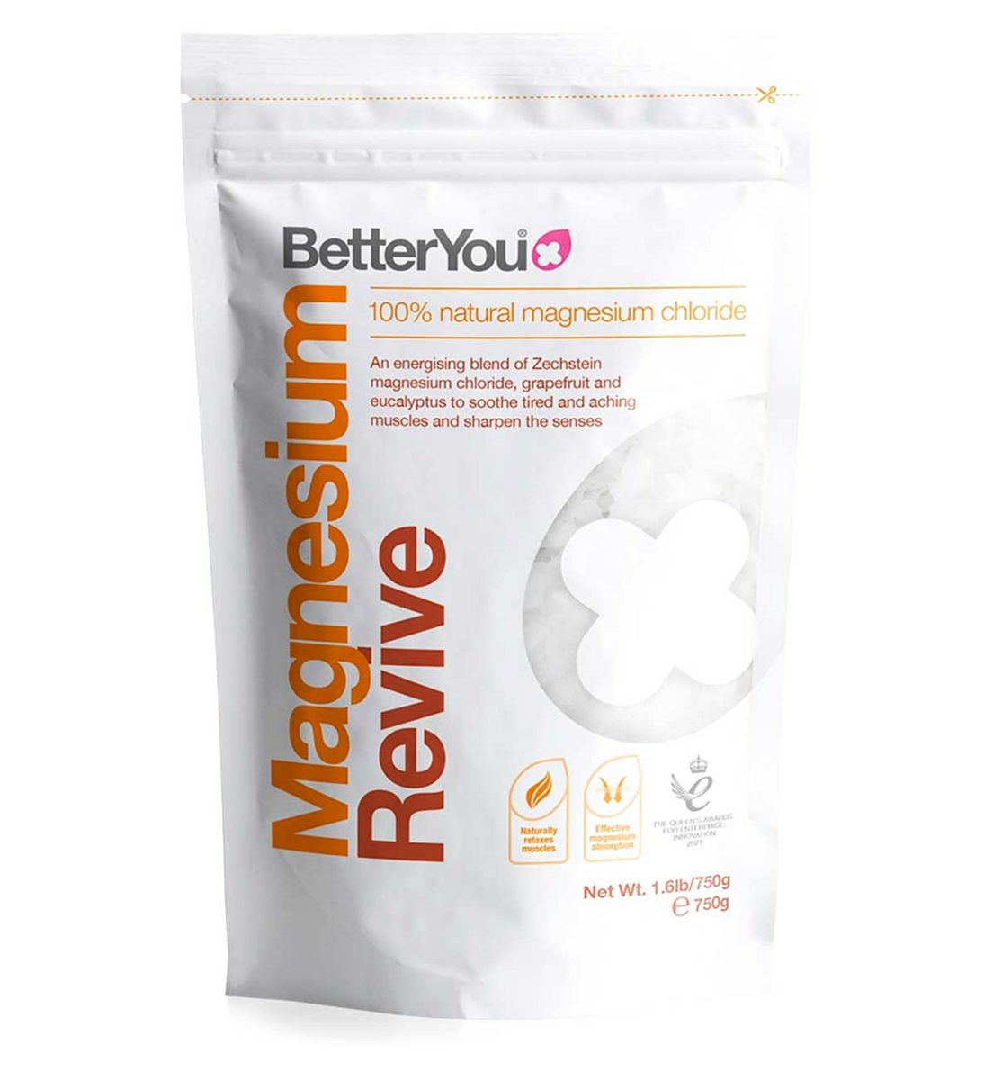 BetterYou Magnesium Revive Bath Flakes 750g