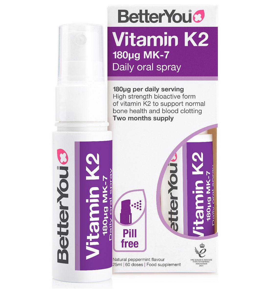 BetterYou Vitamin K2 Oral Spray 25ml