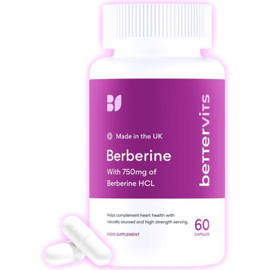 Bettervits Berberine Capsules With 750 Mg Of Hcl - 60