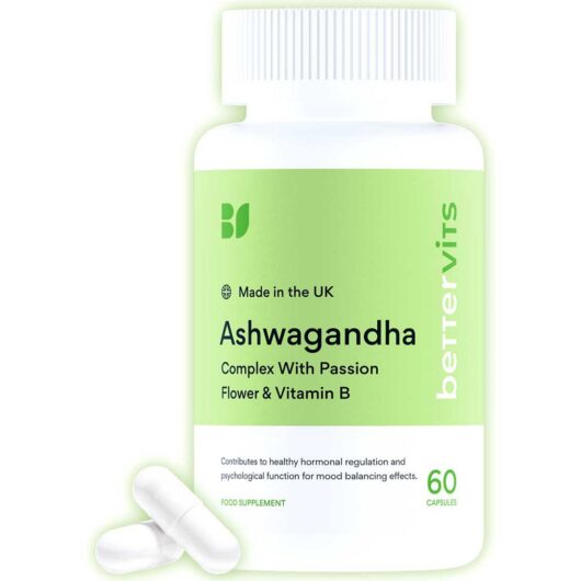 Bettervits Ksm-66 Ashwagandha Complex Capsules With Passion Flower And Vitamin B6 - 60
