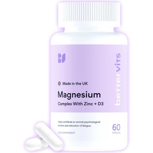 Bettervits Magnesium Complex Capsules, Zinc And D3 - 60S