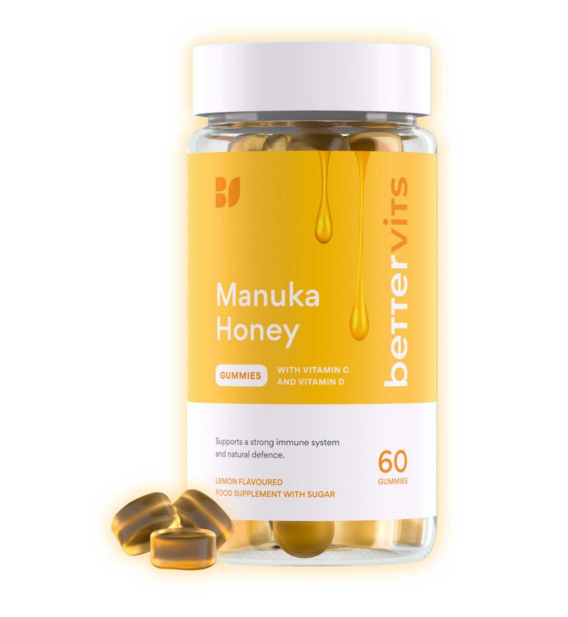 Bettervits Manuka Honey Immunity Gummies - 60S