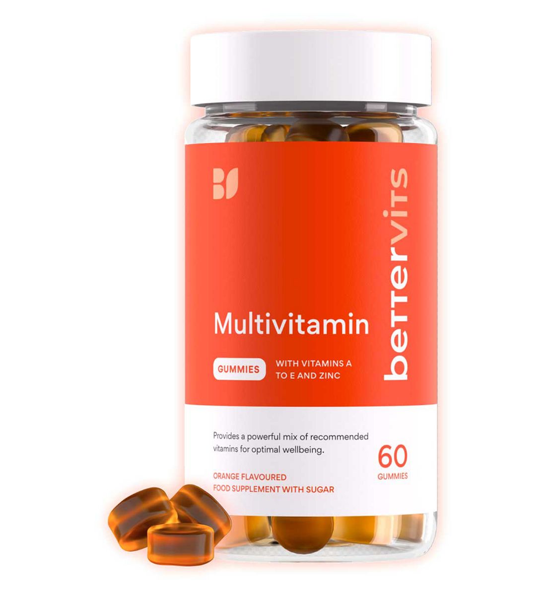 Bettervits Multivitamin Gummies With Vitamins A To E & Zinc 60S