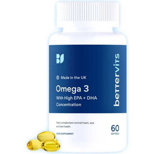 Bettervits Omega 3 Softgels High Epa And Dha - 60S