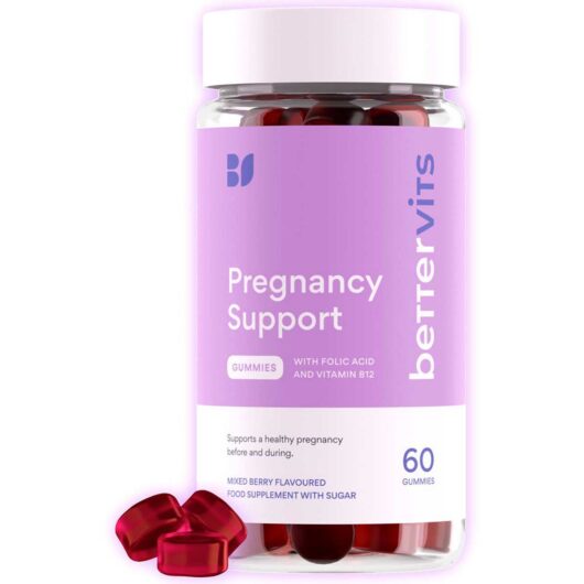 Bettervits Pregnancy Support Gummies With Folic Acid And Vitamin B12 - 60