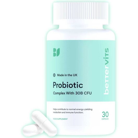 Bettervits Probiotic Complex. 30B Cfu, 10 Strains And Prebiotic - 30 Capsules