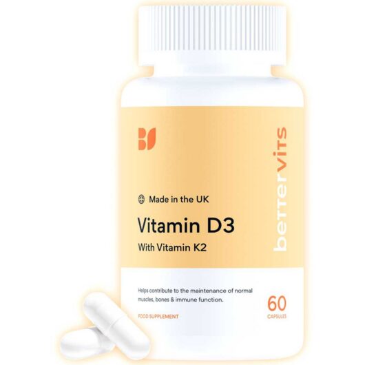 Bettervits Vitamin D3 Capsules - 60S