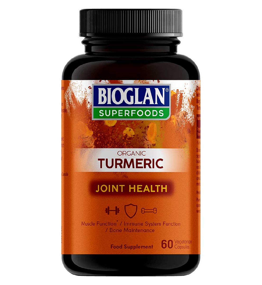 Bioglan Superfood Organic Turmeric 60 Capsules