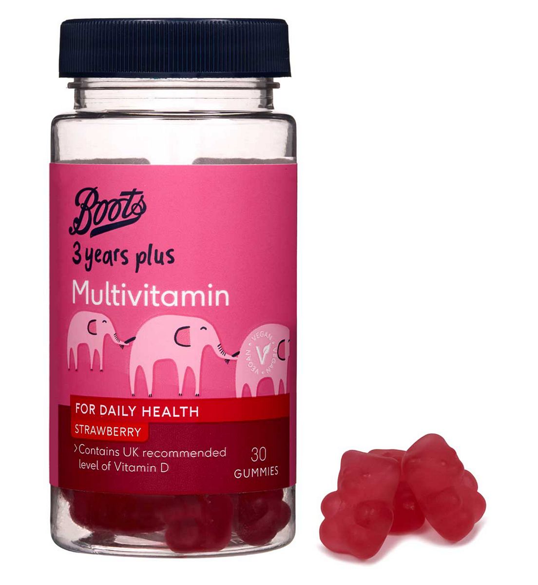 Boots 3 Years Plus Multivitamin Gummies 30S