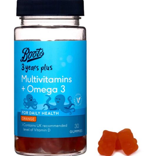 Boots 3 Years Plus Multivitamins + Omega Gummies 30S