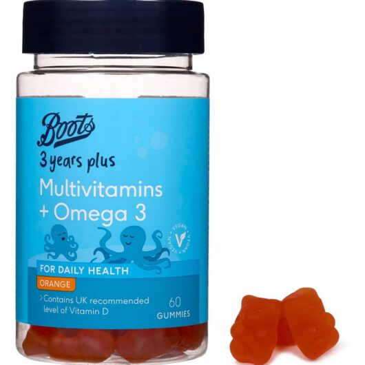 Boots 3 Years Plus Multivitamins + Omega Gummies 60S