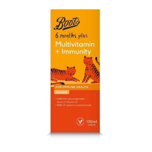 Boots 6 Months Plus Multivitamin & Immunity Liquid, 150Ml