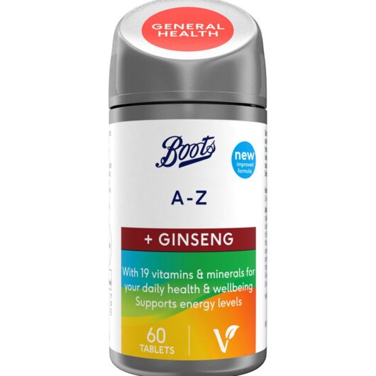 Boots A-Z + Ginseng 60 Tablets (2 Month Supply)