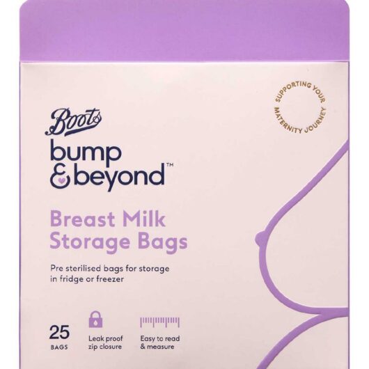 Boots Bump & Beyond Breast Milk Store Bags