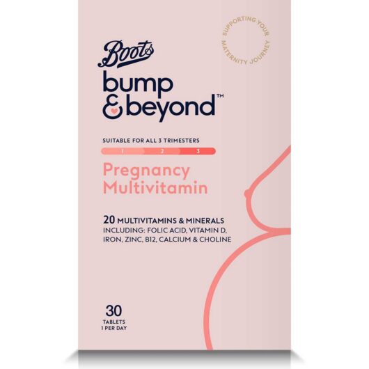 Boots Bump & Beyond Pregnancy Multivitamin 30 Tablets