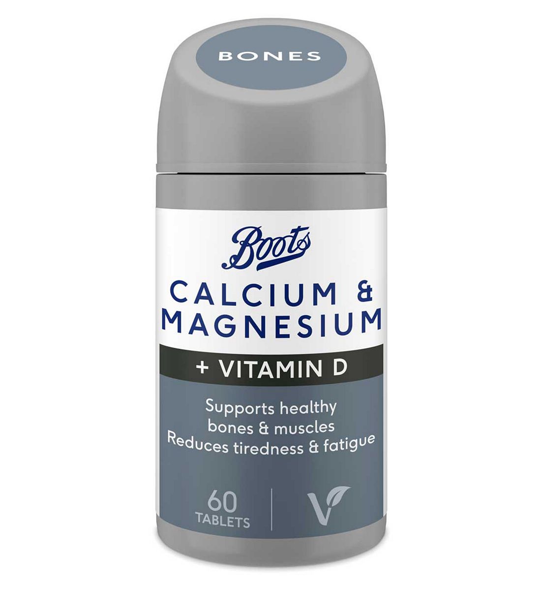Boots Calcium + Magnesium 60 Tablets (1 Month Supply)