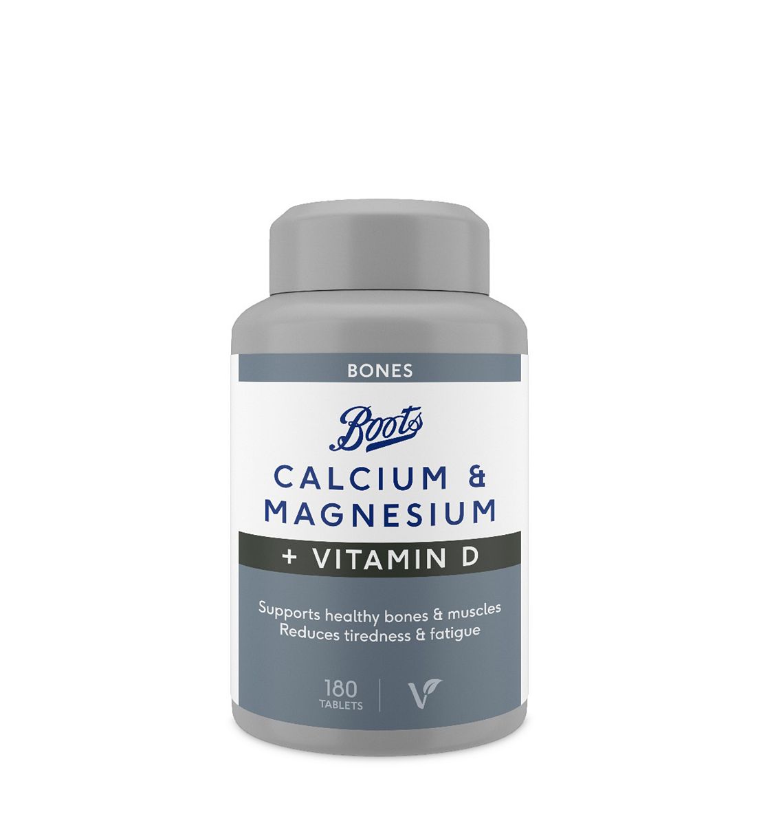 Boots Calcium, Magnesium + Vitamin D 180 Tablets